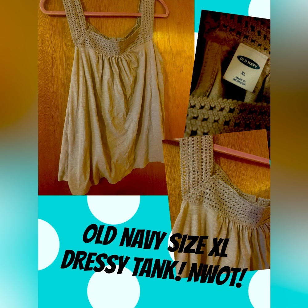Old Navy tank top size Xl- cream in color